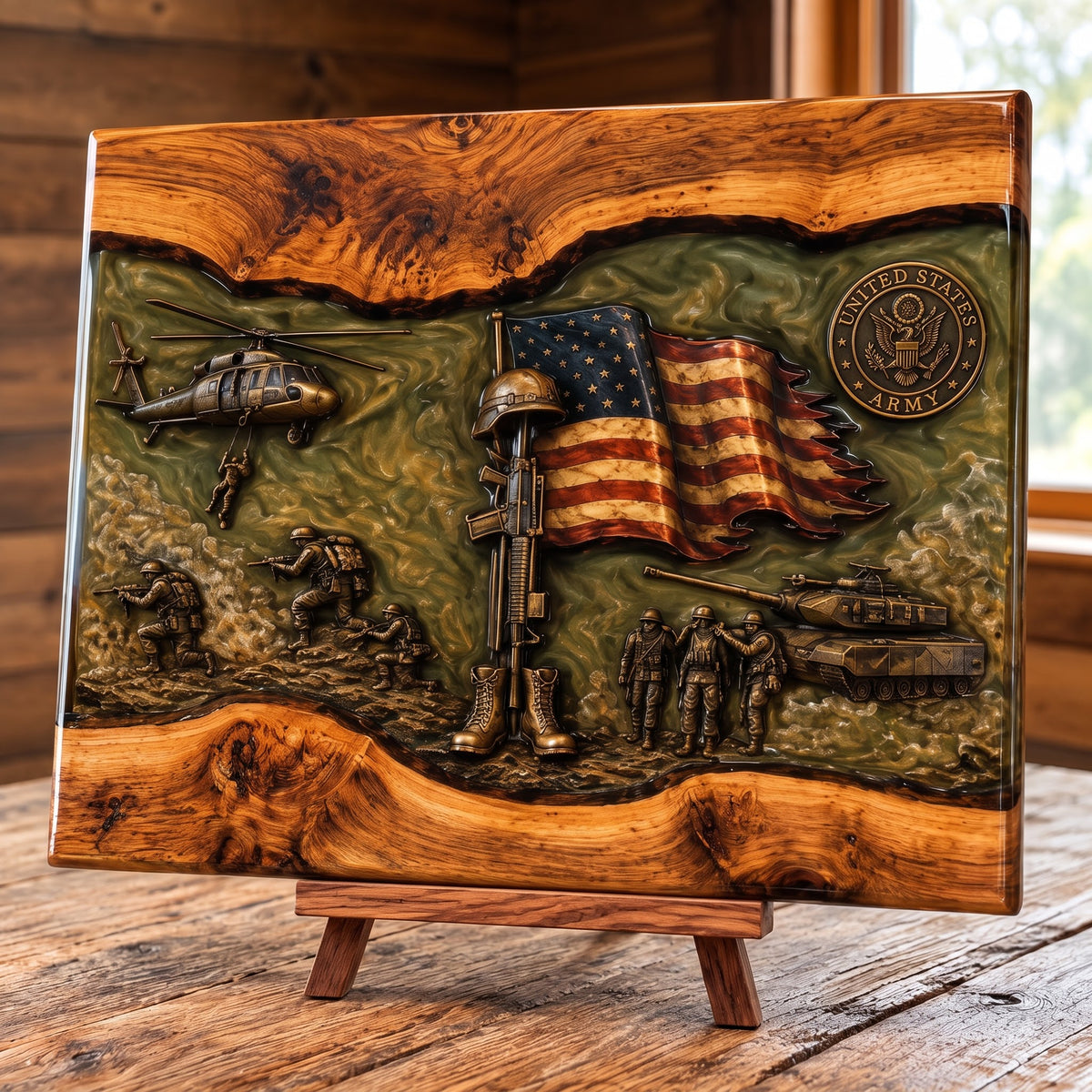 Sarah's military cutting boards